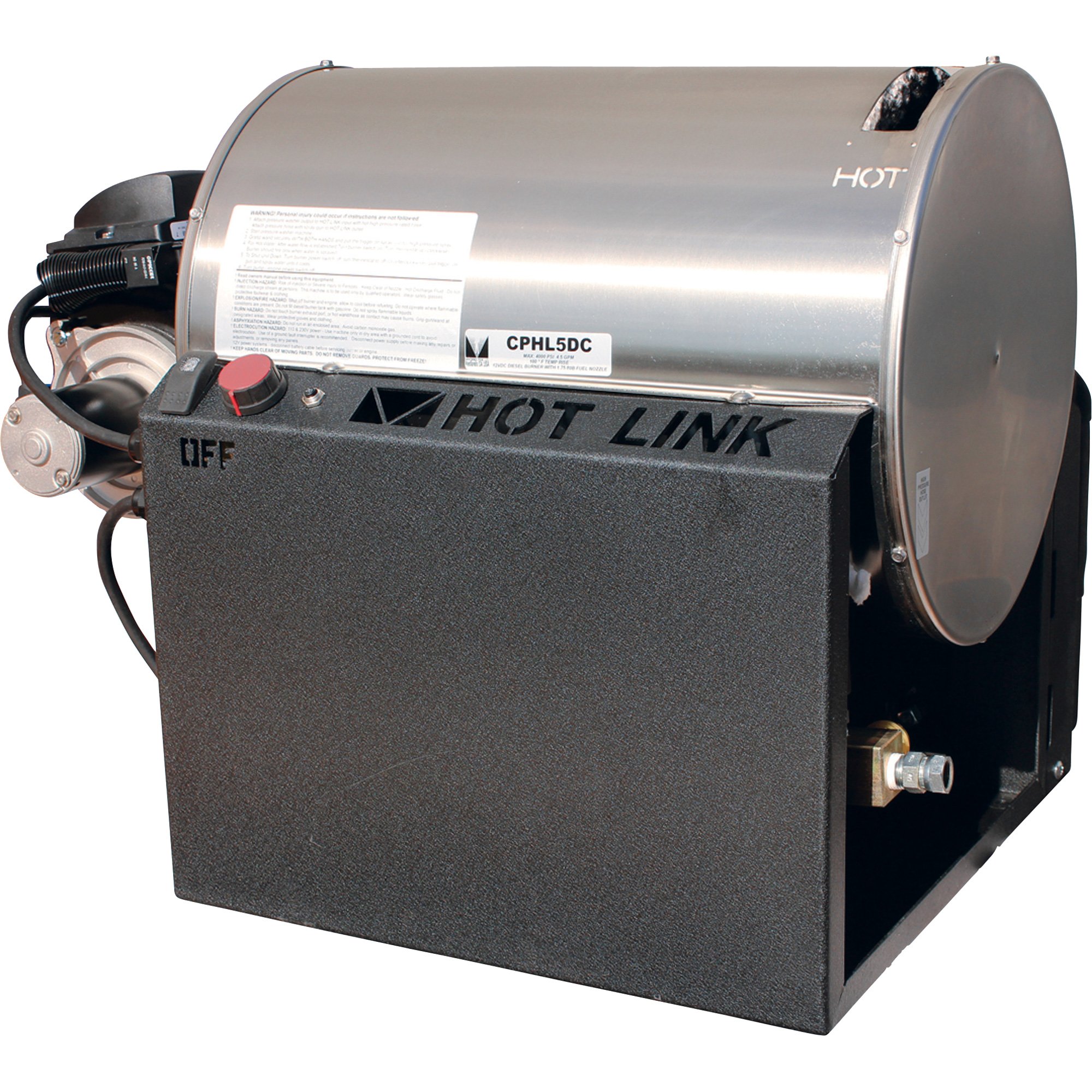 Hot2Go Hot Link 12 Volt DC Hot Water Heater for Cold Water Pressure Washers, Model# CPHL5DCH